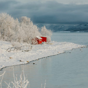 photo-rorbuer-norvege-neige-cabane-rouge-hiver-paysage